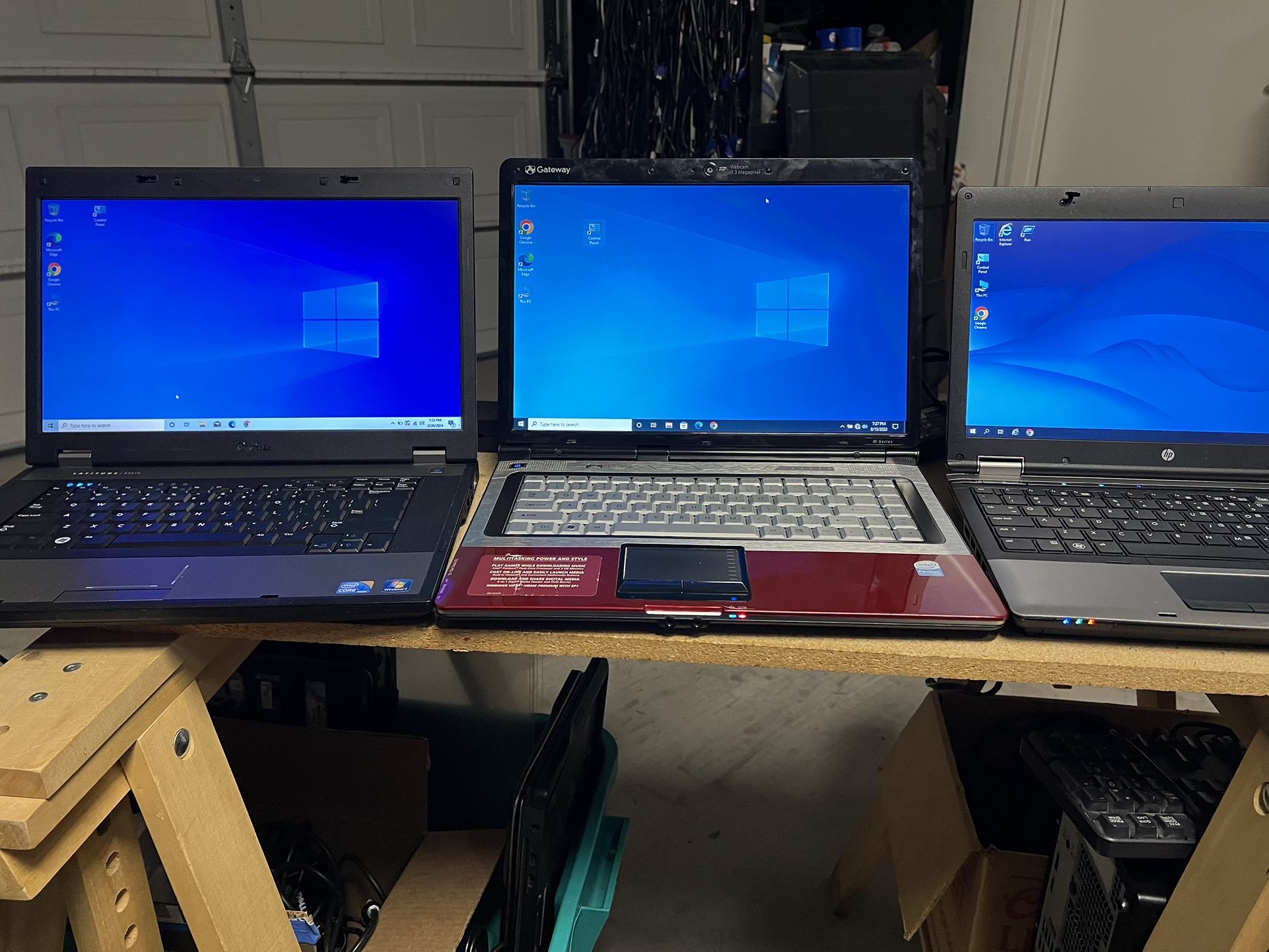 Three Laptops 