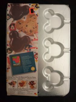 Mickey Mouse Cookie Treat Pan Vintage Mickey Unlimited 1995 Wilton