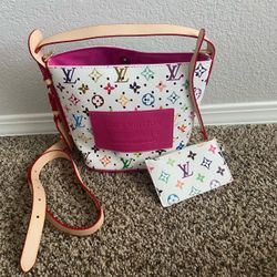 Multi colored tote