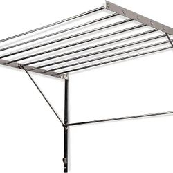 Stainless Steel Wall Mount Laundry Drying Rack -NEW