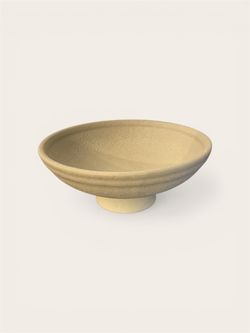 White decorative tabletop bowl