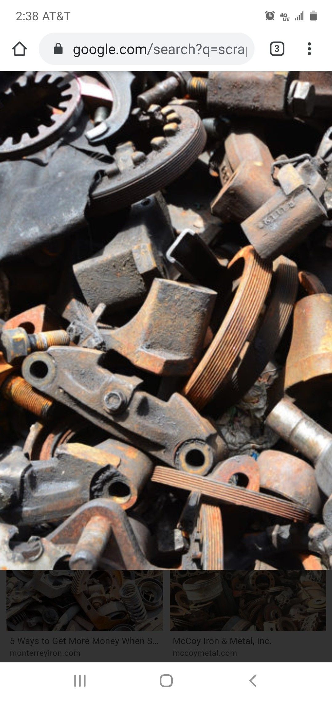 Scrap iron