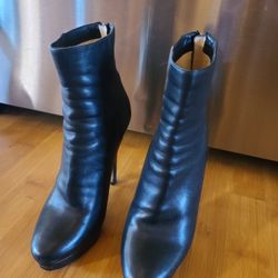 Jimmy Choo Black Leather Boots