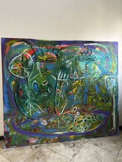 Exotic Painting From Brazil 72x62