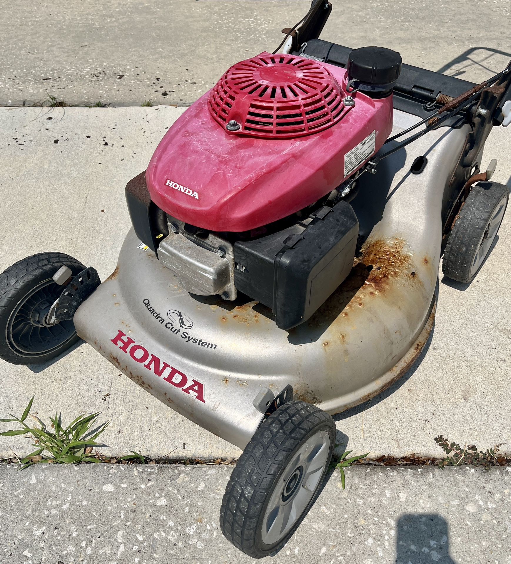 Honda Mower For Parts Or Repair