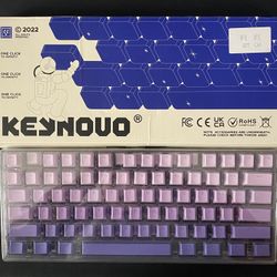 YUNZII Double Shot Gradient Keycap Set (127 Keys)- Purple