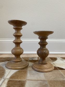 World Market Pillar Candler Holders