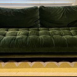 MCM Velvet Sofa 