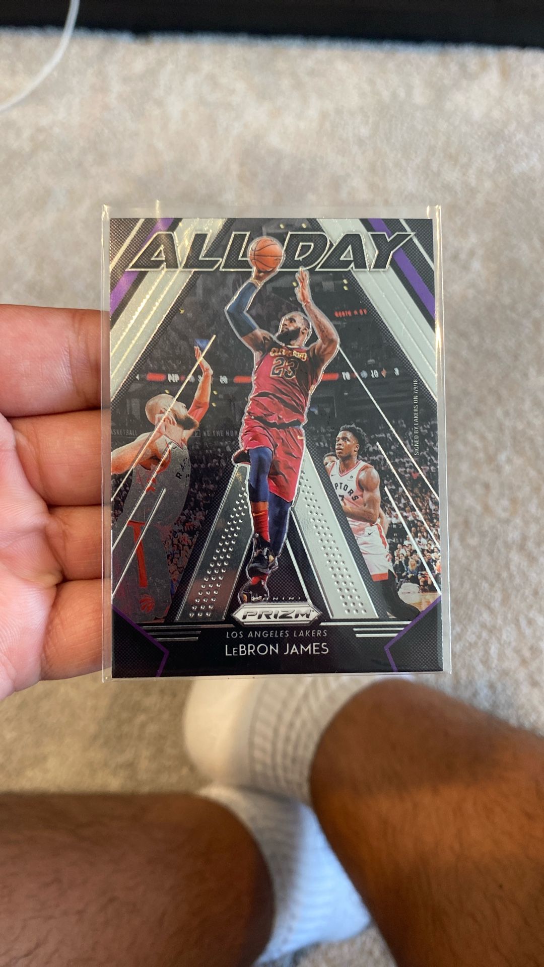 2018 PANINI PRIZM ALL DAY 10 LeBRON JAMES