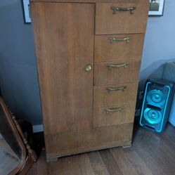 Mid Century Dresser Armoire 
