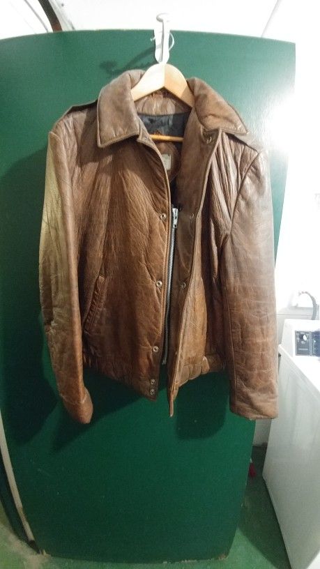 Men's leather jacket