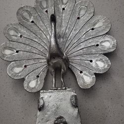 Peacock White Brass 