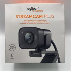 Webcam for Live Streaming Content Creation 60fps Logitech StreamCam Plus 1080 