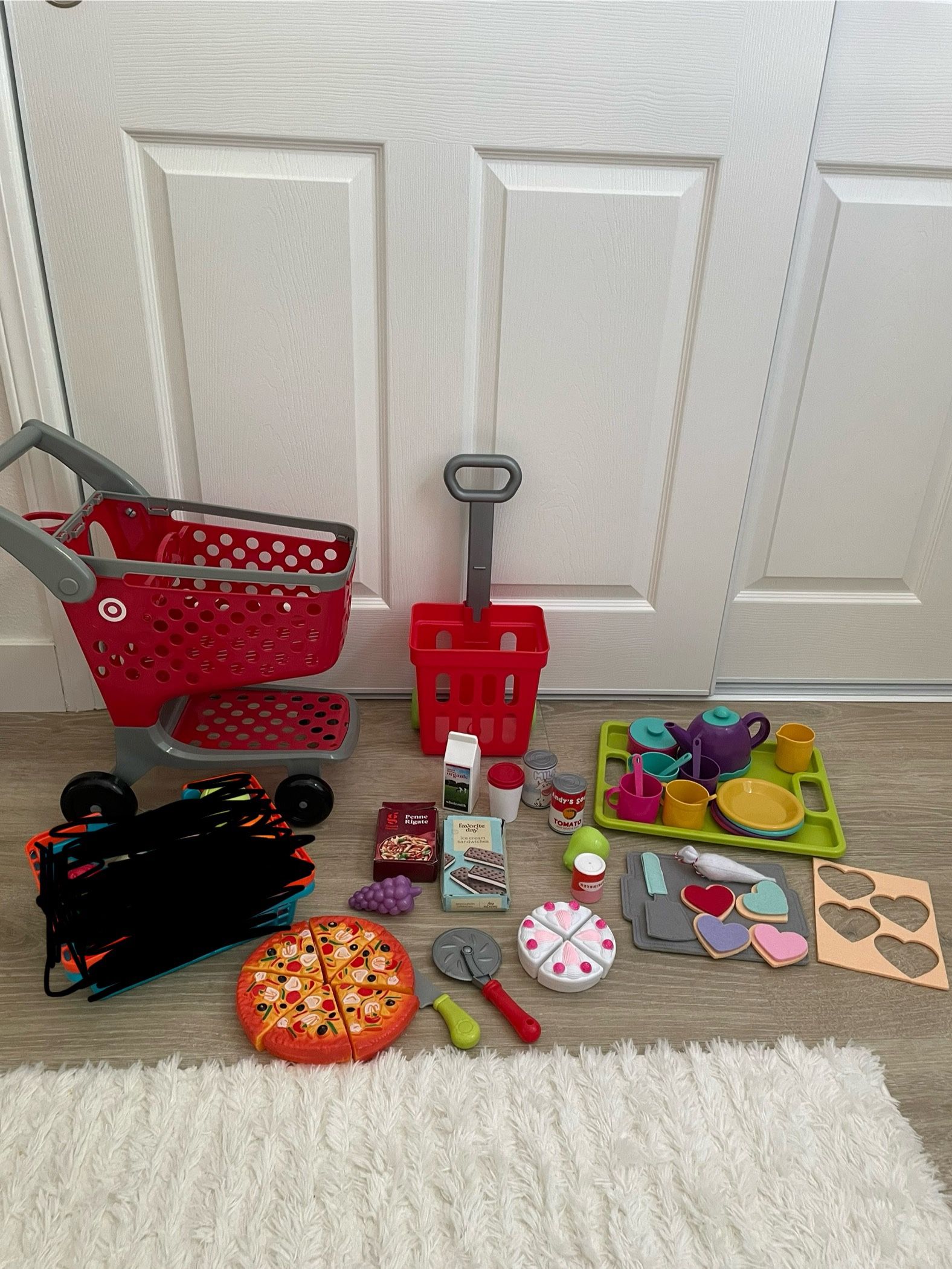 Play Food, Tea Set & Shopping Cart