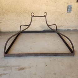Hanging Wrought Iron Kitchen Utensil Pot BBQ Holder Rack