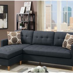 SECSIONAL SOFA BLACK NEW IN BOX ☎️ 1714586,2564