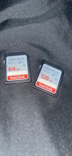 Sandisk Ultra Plus SD Cards (64gb & 128gb)