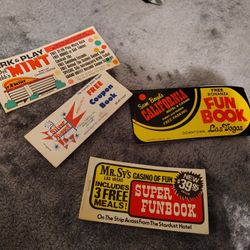 Casino Memorabilia, Coupon Books Silver Nugget 