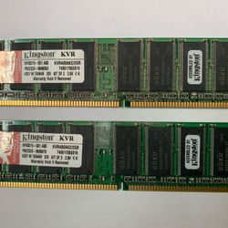 Kingston KVR400AK2/2GR (2x1GB DDR-400 Kit) - Tested Working