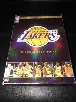 Los Angeles Lakers The Complete History DVD for Sale in Corona