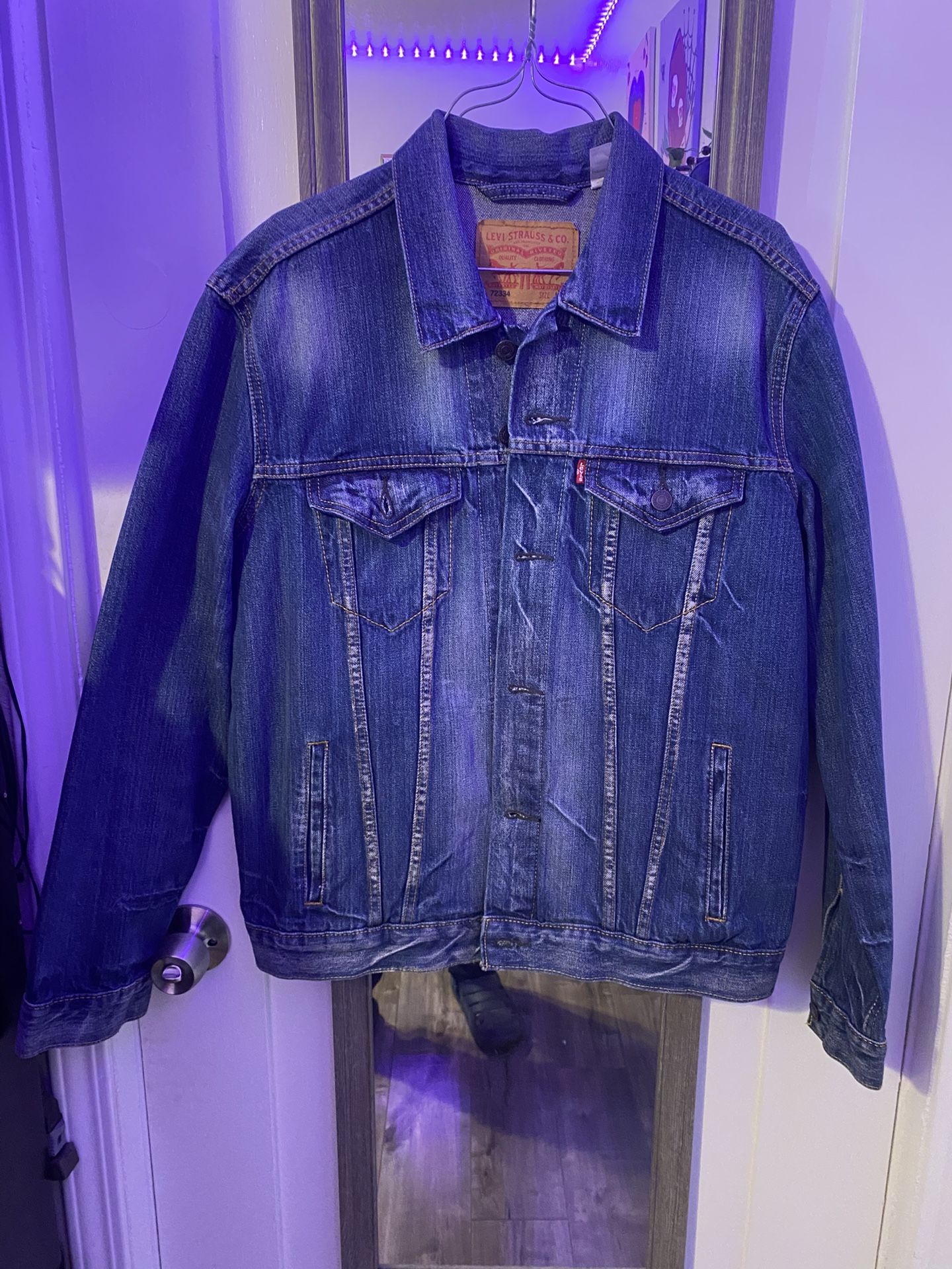 Levi Stonewash Denim Jacket (L)