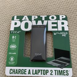 TECH2 Nano Juice 20,000 mAH Laptop and Smartphone Cellphone Charger  – NEW