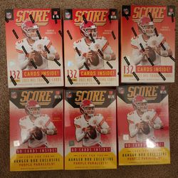 2021 NFL Football Score Blaster Boxes and Hanger Boxes