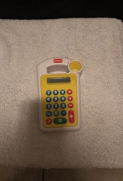 Vtg 1995 playskool kid toy crazy sounds electronic calculator