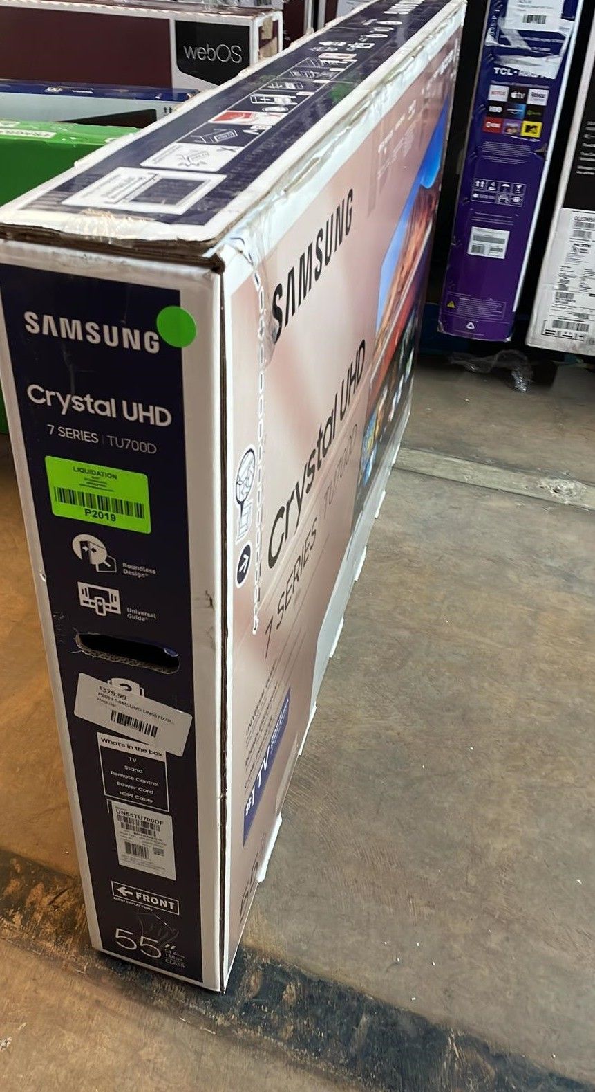 SAMSUNG UN55TU700DF 55 Class TU700D Smart TV 6R6