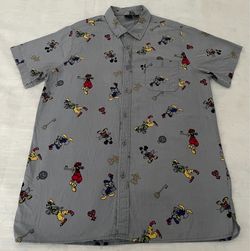 Disney Kingdom Hearts "Team Sora" Woven Button-Up,