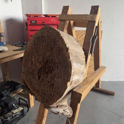 Axe Throwing Stand And Stump
