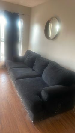 Black 2 piece couch