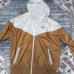 Nike Windbreaker White/brown
