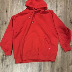 Pro Club Red Fleece Pullover Hoodie Sz 5 XL