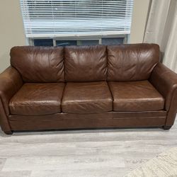 Leather Couch - Ethan Allen