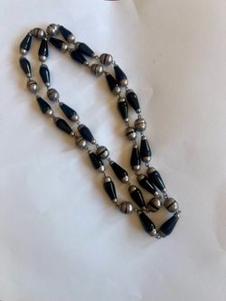 Necklace34 inch  long no hallmarks