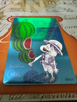 One Piece Metakira Luffy Japanese Watermelon Natsucomi Promo
