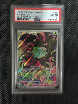 Mega Evolution IR Bulbasaur PSA 10