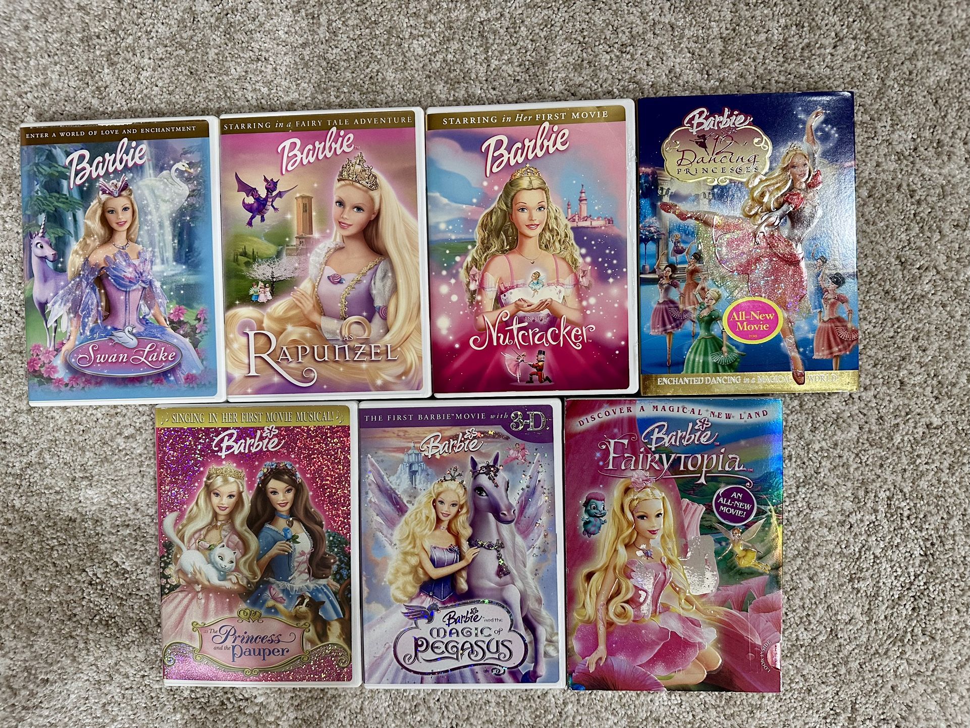 Barbie DVD’s