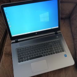 Big Screen HP 17.3 Inch Laptop Intel Core i5 CPU 8 GB RAM Dual Channel 250 GB Samsung SSD DVDRW Webcam HDMI Wi-Fi Wireless Windows 64 Bit