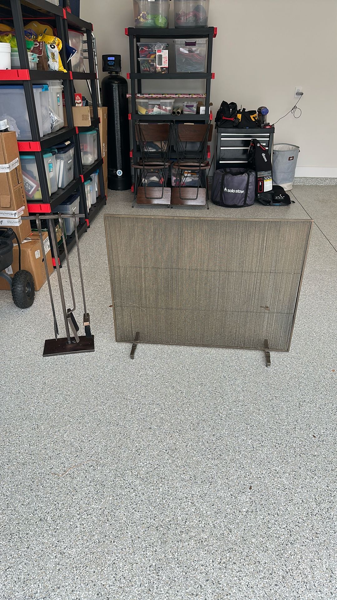 Fireplace Set And Screen - Crate And Barrel