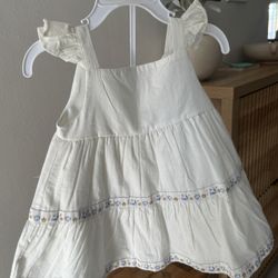 Toddler Girl white Dress