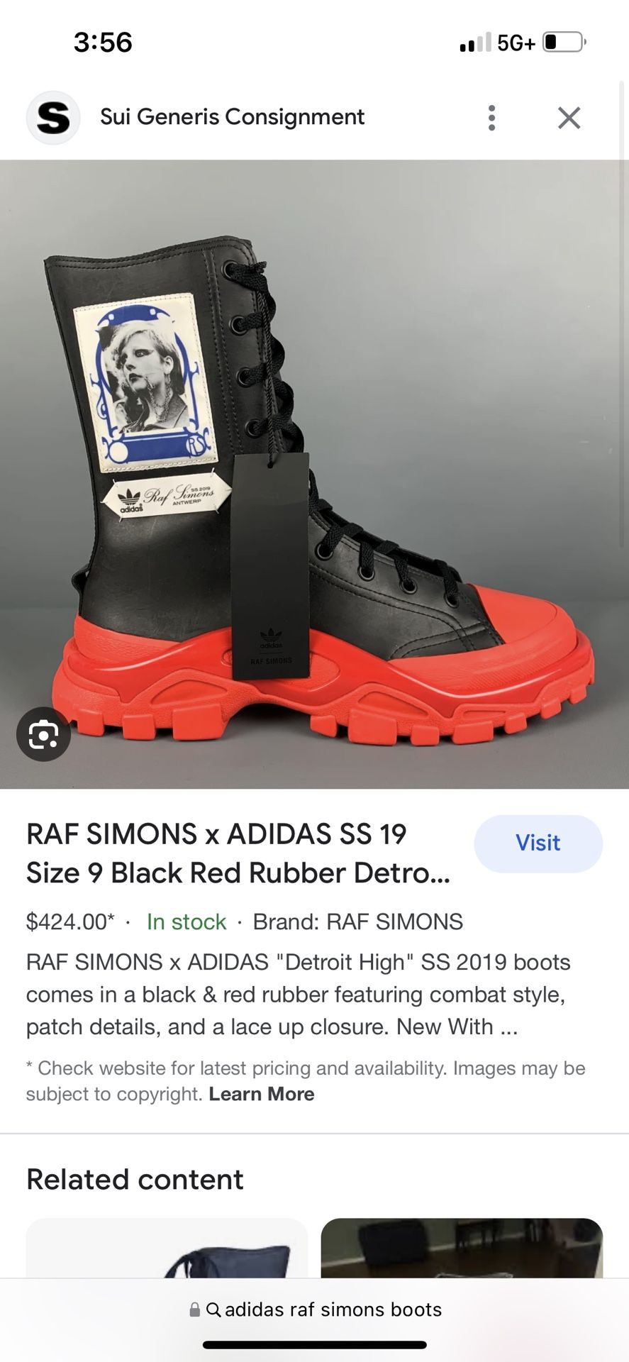 Adidas Raf Simons Boots