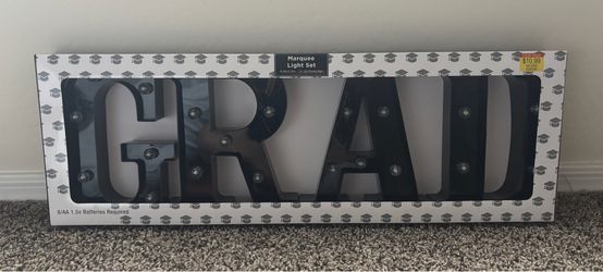 Graduation! GRAD Marquee Light Set