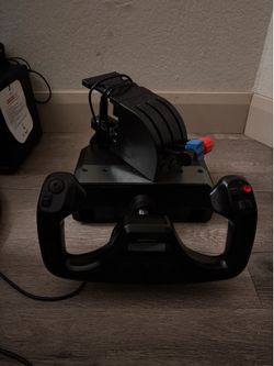 Logitech Saitek Pro Flight Yoke System + Throttle Quadrant