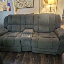 FREE Grey Recliner Couch