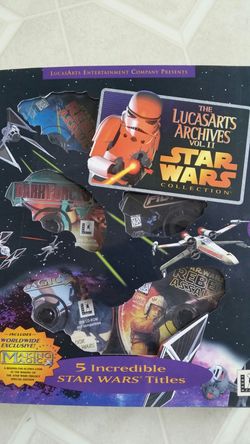 Vintage Star Wars Vol II CD PC Game Set
