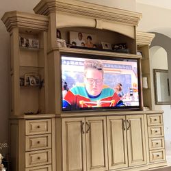 65 Inch TV and TV Unit 