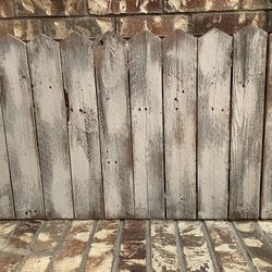 Shabby Picket Decor Pet Gate Fireplace Screen