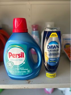 Persil detergent & Dawn dish soap